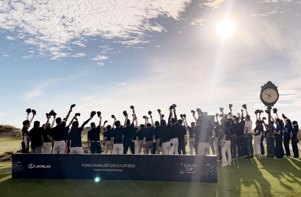 Trải nghiệm ấn tượng tại giải golf Lexus Cup 2022
