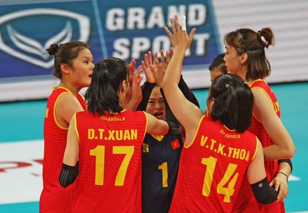 Thắng Hàn Quốc, bóng chuyền nữ Việt Nam vào tứ kết giải châu Á