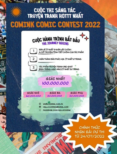 Comic creator contest to showcase young talent