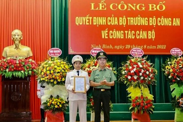 Phó Chánh văn phòng Cơ quan CSĐT làm Giám đốc Công an Ninh Bình