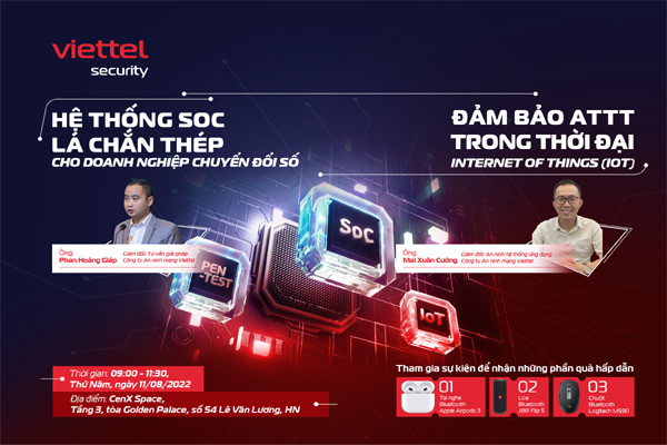 Làm chủ tiến trình chuyển đổi số với giải pháp bảo mật ATTT từ Viettel Cyber Security