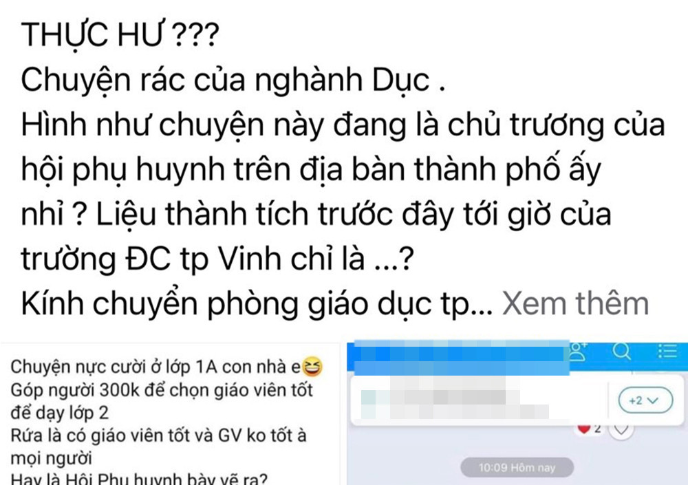 Kết luận vụ 'góp tiền chọn cô giáo chủ nhiệm' ở Nghệ An