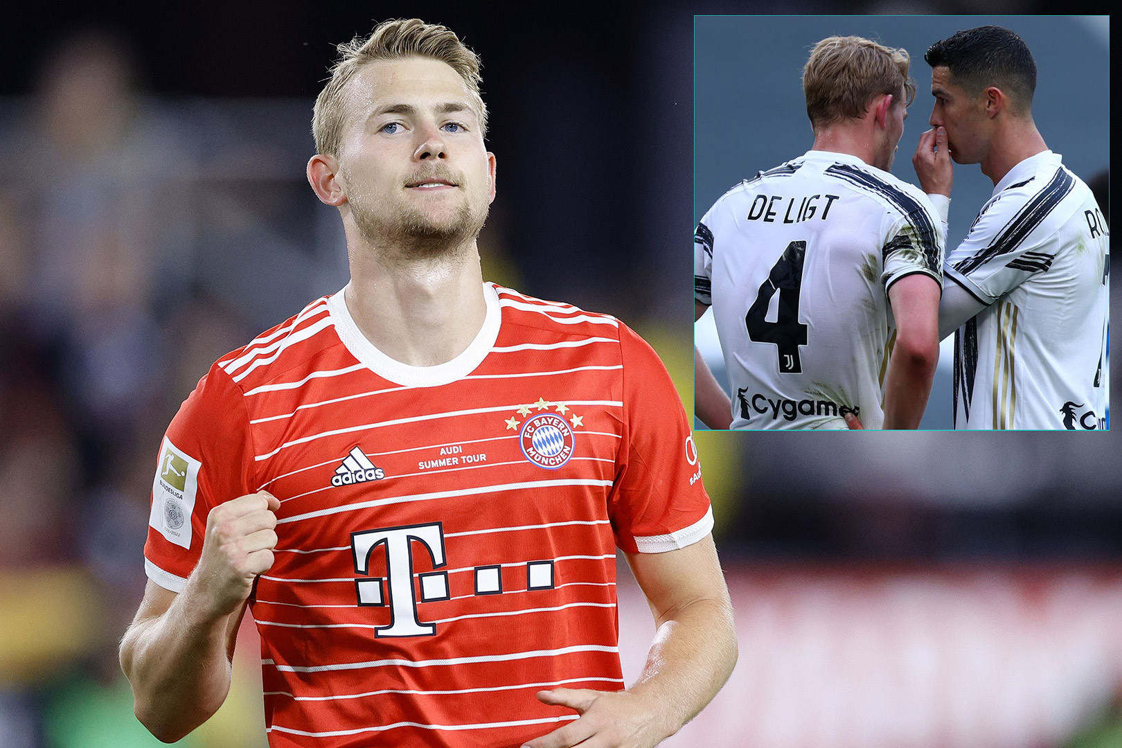 De Ligt khen ngợi Ronaldo giữa tranh cãi ở MU