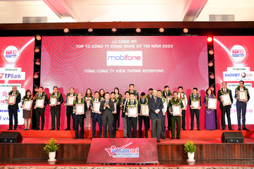 MobiFone vào Top 10 công ty công nghệ uy tín năm 2022