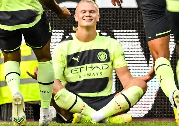 Haaland tiếc vì bị thay ra, lỡ hat-trick cho Man City