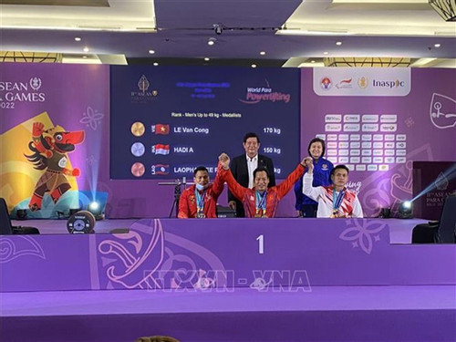 Vietnam ranks third overall at ASEAN Para Games 2022