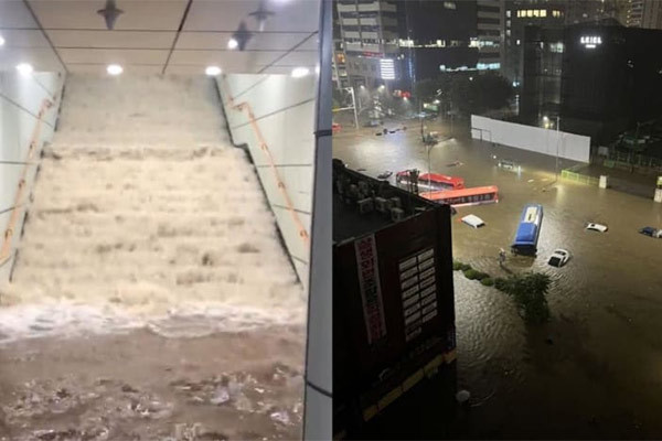 Cận cảnh mưa lũ kinh hoàng ở Seoul, ít nhất 7 người thiệt mạng