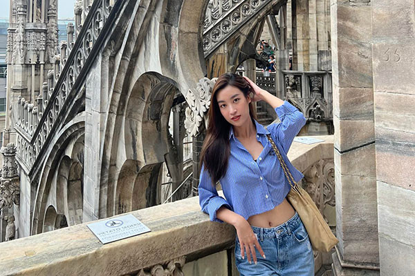 Đỗ Mỹ Linh vi vu nước Ý dịp nghỉ lễ 2/9