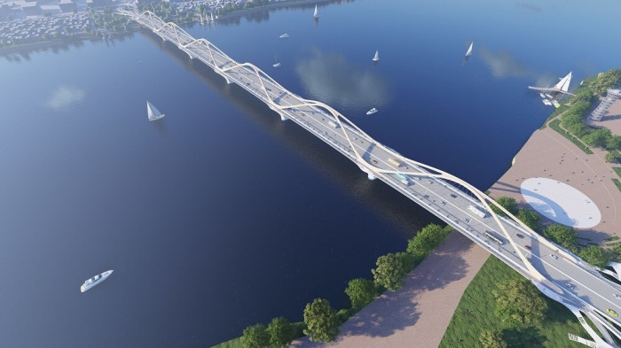 Hà Nội 'thúc' làm nhanh cây cầu 8.670 tỷ qua sông Hồng