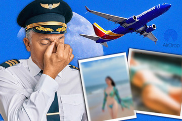 Phi công suýt phải dừng chuyến bay vì bị hành khách liên tục gửi ảnh khỏa thân 'khủng bố'