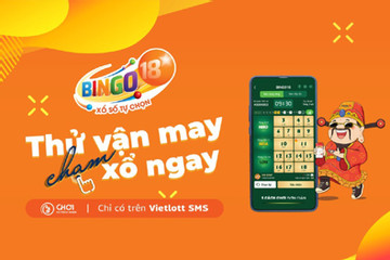 Vietlott phát hành xổ số quay nhanh trên điện thoại Bingo18