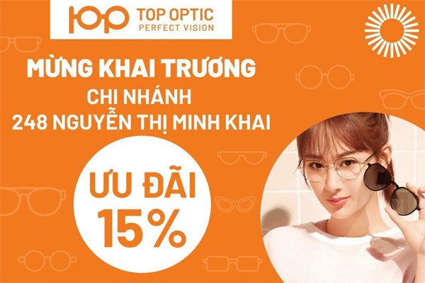 TOP OPTIC khai trương cửa hàng mắt kính thứ 3