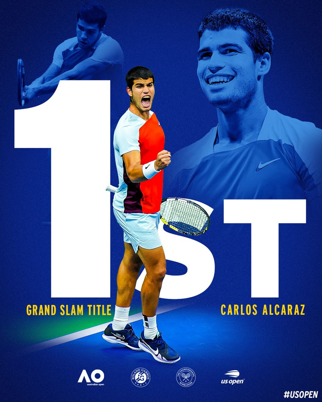 Alcaraz lần đầu vô địch một giải Grand Slam