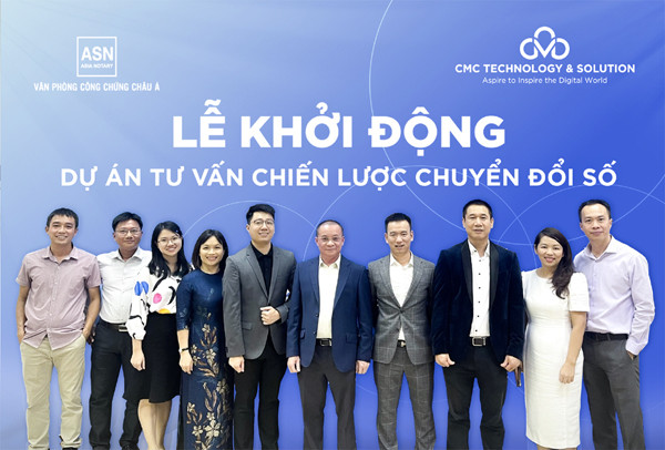 CMC TS và Văn phòng Công chứng châu Á hợp tác chuyển đổi số