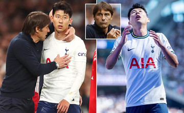 Conte cảnh báo loại Son Heung-min ra khỏi đội hình Tottenham