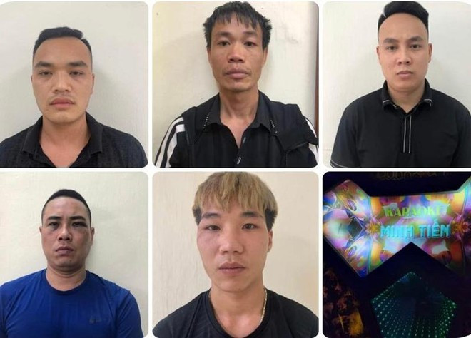 Đột kích quán karaoke chứa mại dâm, 'bóng cười' và ma túy ở ngoại thành Hà Nội