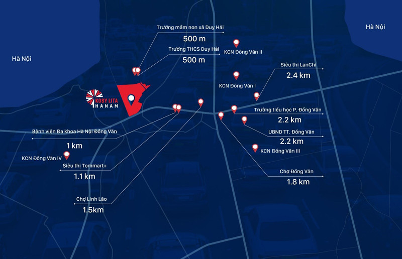 Khu đô thị Kosy Lita Ha Nam gia tăng sức hút từ vị trí cửa ngõ Thủ đô