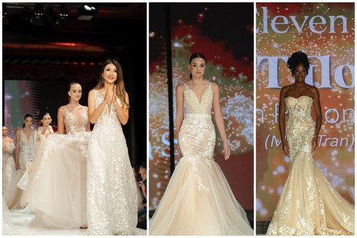 Vietnamese designer debuts wedding dress collection at New York Fashion Week