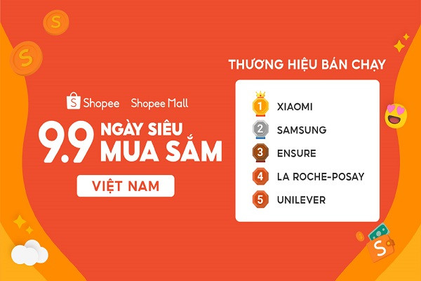 ‘9.9 Ngày Siêu Mua Sắm’ trên Shopee, siêu hỗ trợ người dùng và nhà bán hàng