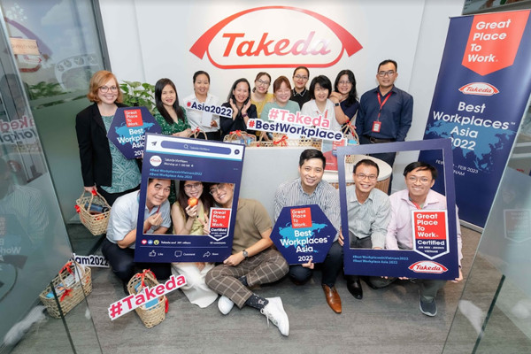 Takeda Việt Nam nhận giải thưởng Nơi làm việc tốt nhất châu Á 2022