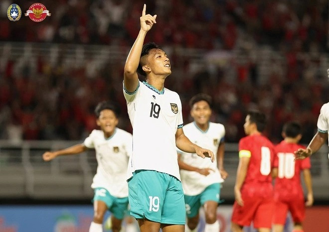 足壇比分U20印尼5-1U20中國香港