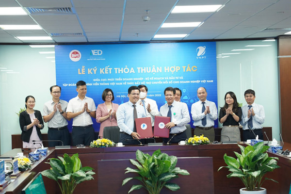 VNPT và Cục phát triển doanh nghiệp hợp tác chuyển đổi số cho doanh nghiệp Việt