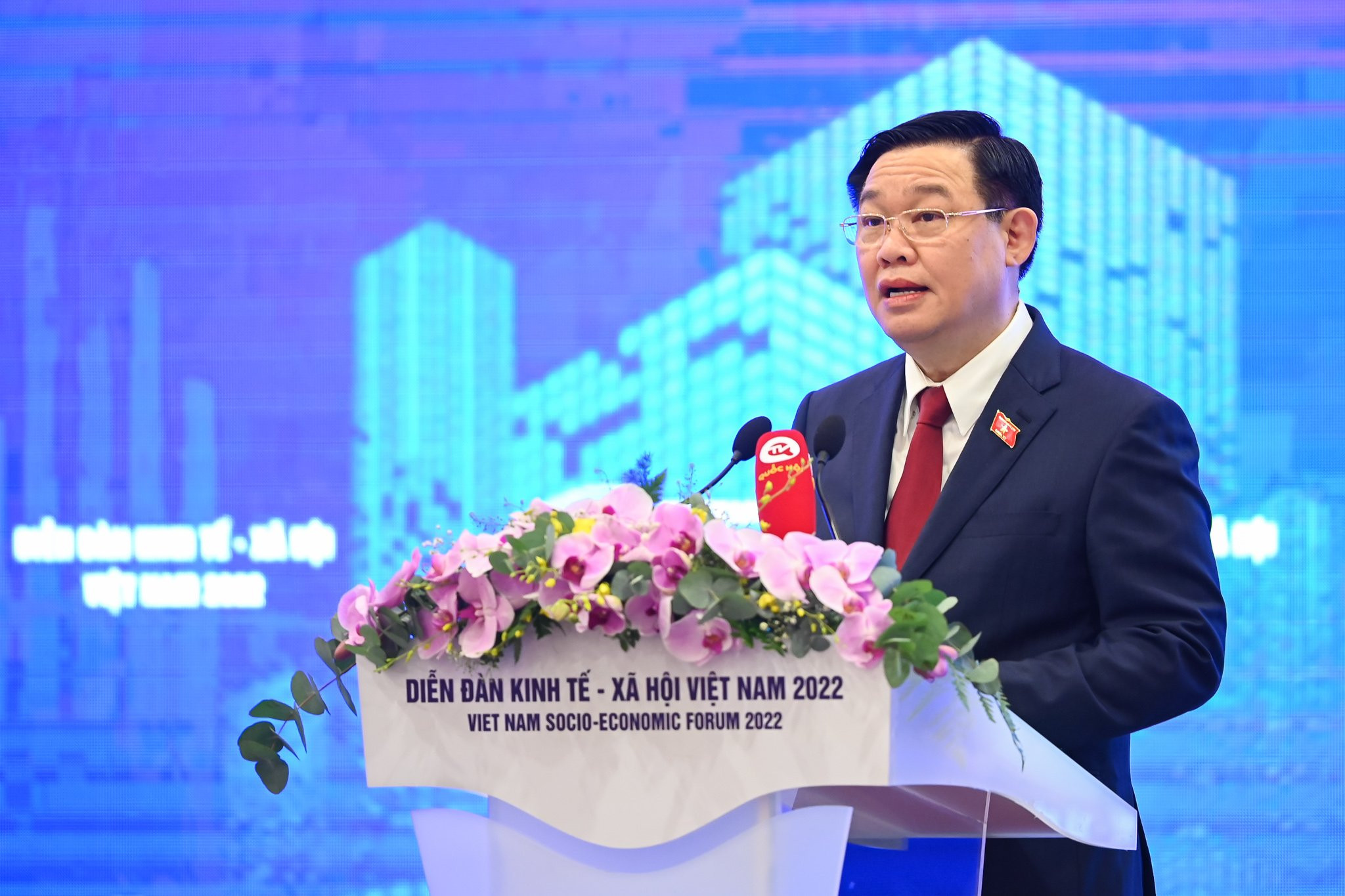 Phát biểu của Chủ tịch Quốc hội Vương Đình Huệ tại Diễn đàn kinh tế xã hội Việt Nam 2022