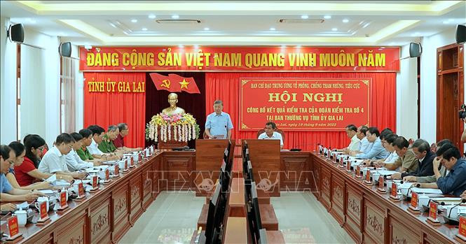 Ban Chỉ đạo TƯ về phòng, chống tham nhũng, tiêu cực công bố kết quả kiểm tra tại Gia Lai