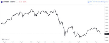 Dòng tiền eo hẹp, sắc đỏ bao trùm, VN-Index giảm gần 29 điểm