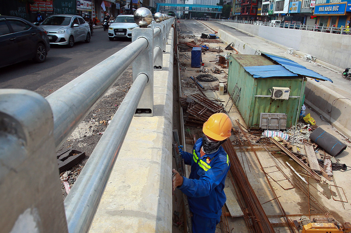 Hầm chui Lê Văn Lương - Tố Hữu 700 tỷ đồng chuẩn bị thông xe