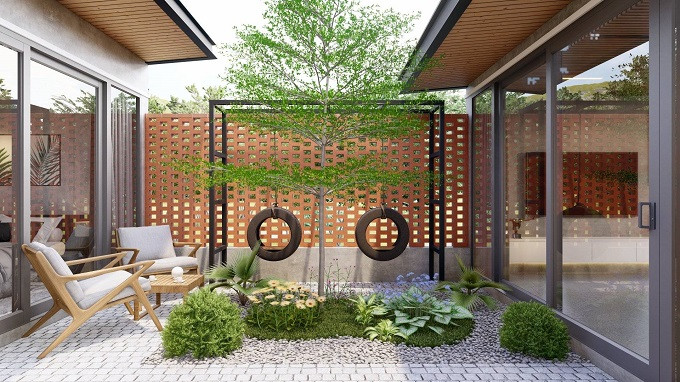 Kiến trúc sư chia sẻ cách xây nhà nghỉ dưỡng tuyệt đẹp với 400 triệu đồng