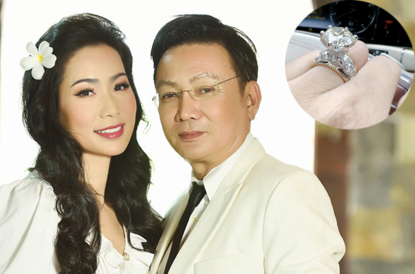Trịnh Kim Chi được chồng đại gia tặng nhẫn kim cương 4 tỷ đồng