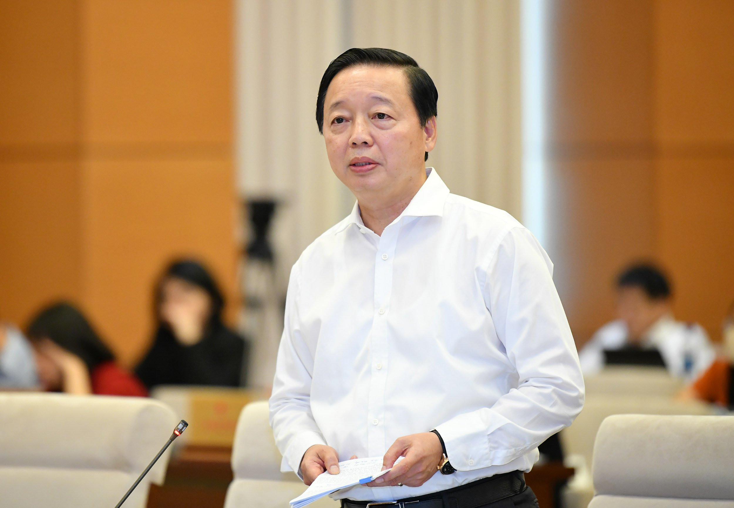 Bộ trưởng Trần Hồng Hà giải trình đề xuất thu hồi đất với dự án nhà ở thương mại