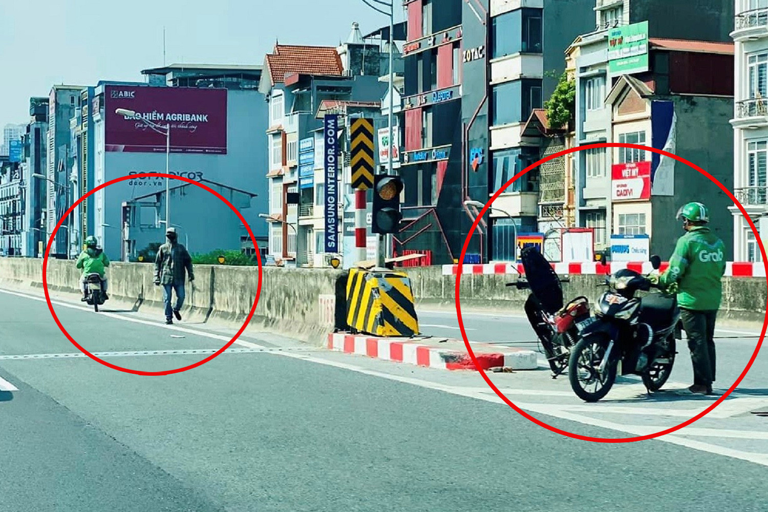 Mức phạt cho xe máy lao lên Vành đai 3 trên cao bất chấp nguy hiểm