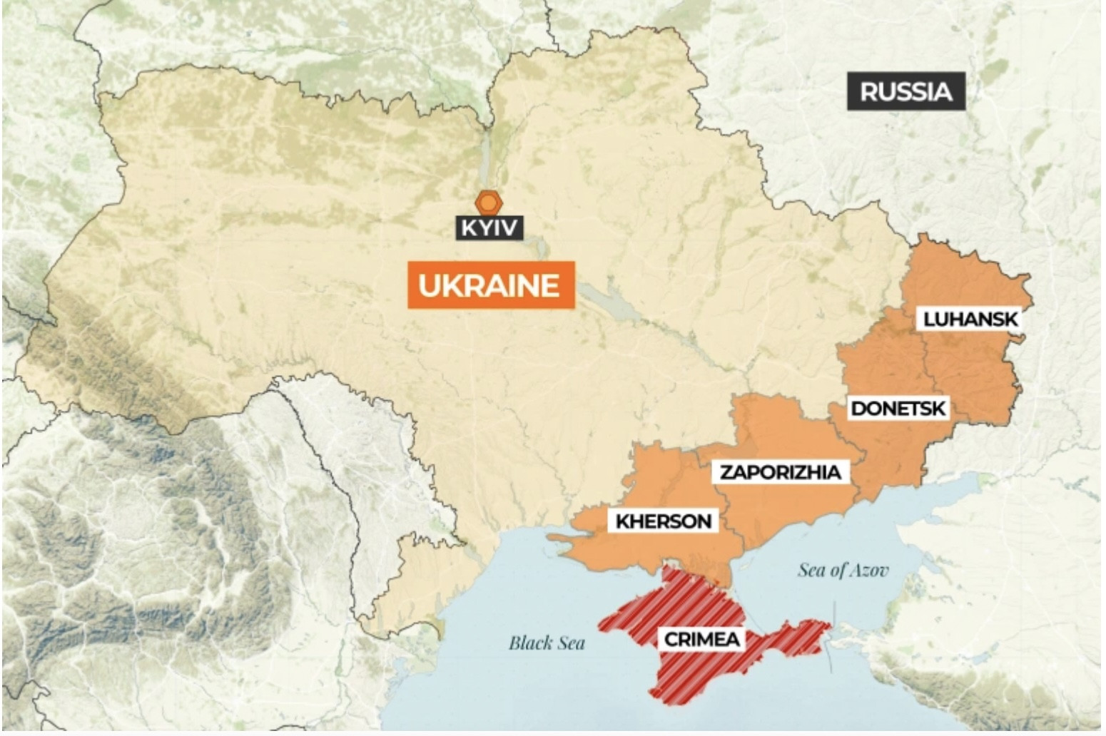Bốn vùng của Ukraine trưng cầu dân ý gia nhập Nga