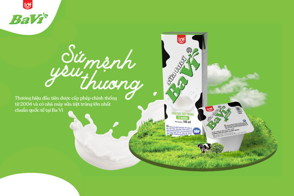 Sữa lof  Ba Vì ‘thay áo’ mới, hương vị không đổi