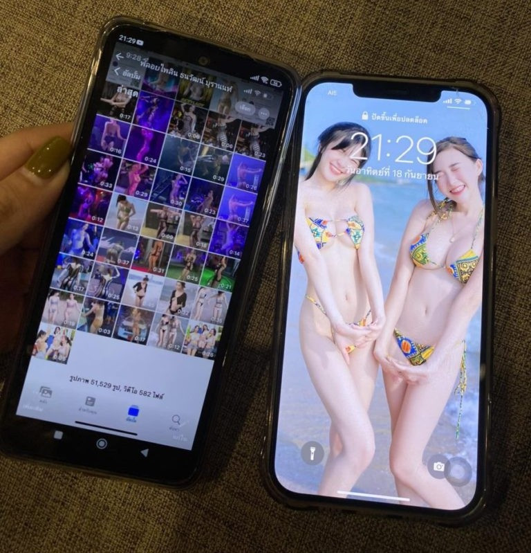 Chiếc iPhone 12 Pro Max chứa hàng ngàn hình ảnh, video gợi cảm mà Qa-nan đang rao bán (Ảnh: Facebook).