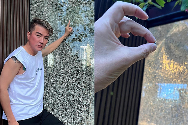 Đàm Vĩnh Hưng báo công an vì nhà bị kẻ lạ bắn súng hơi vỡ cửa kính