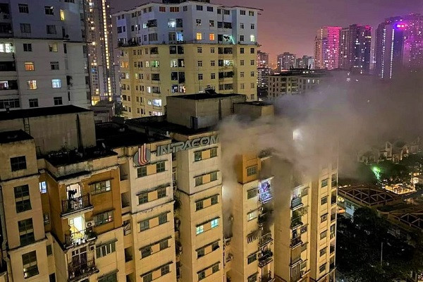 Vụ cháy chung cư ở Hà Nội, do người đàn ông giận bạn gái đốt tủ quần áo