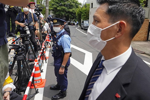  Hình ảnh an ninh dày đặc trước tang lễ cựu Thủ tướng Abe 