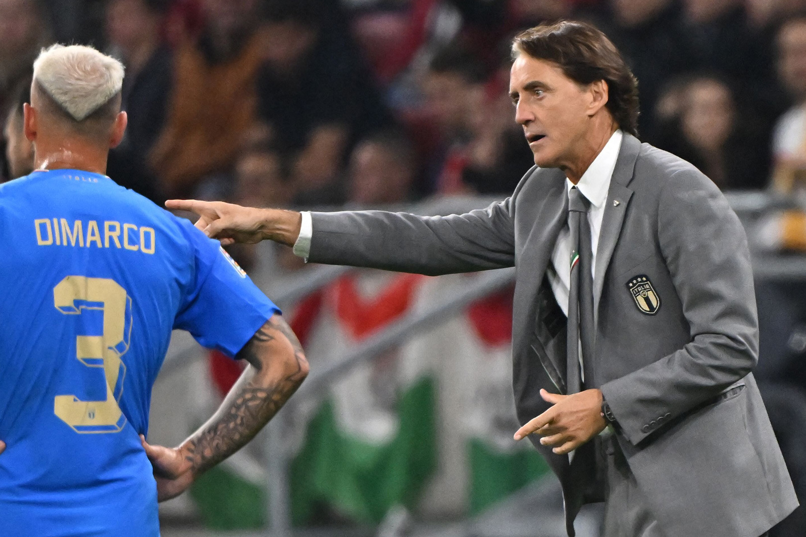 Italy chiến thắng, Mancini vẫn cay đắng vì World Cup