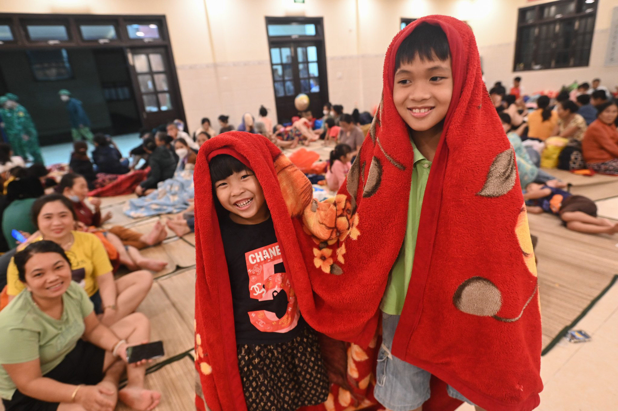 Nơi ở của 500 người dân tránh trú bão Noru tại Quảng Nam