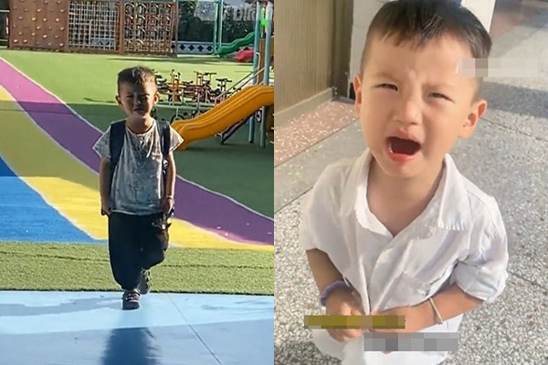 Bé trai khóc lóc vì phải học ở trường mầm non do ông nội xây dựng