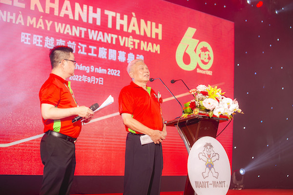 Tập đoàn Want Want khánh thành nhà máy thực phẩm 50 triệu USD tại Việt Nam