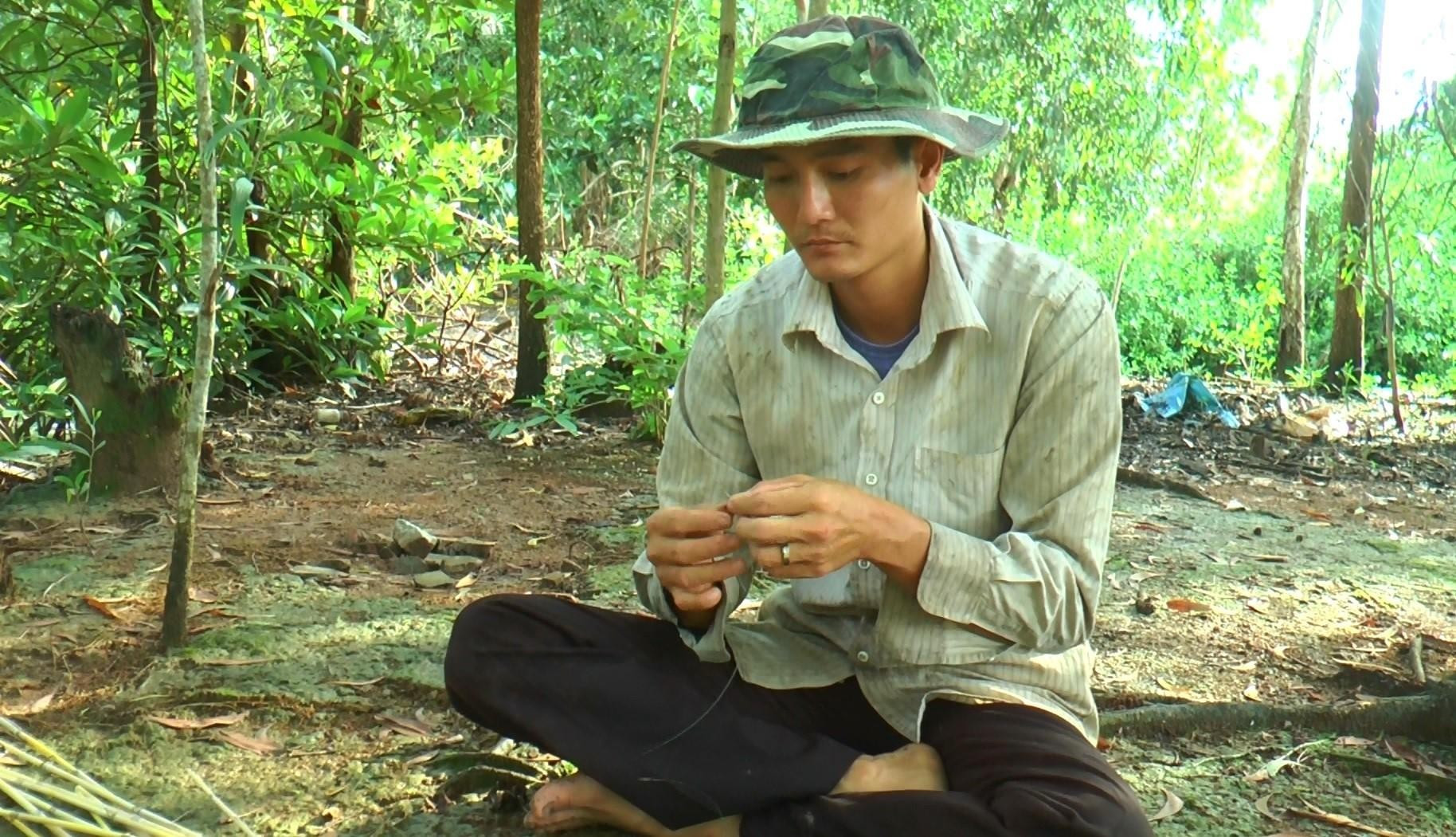 Độc đáo nghề cắm câu lịch ở Cà Mau ảnh 2