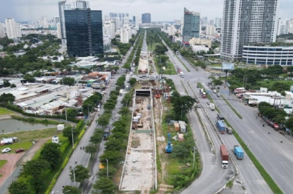 Dự án xây hầm chui Nguyễn Văn Linh - Nguyễn Hữu Thọ bị yêu cầu dừng thi công