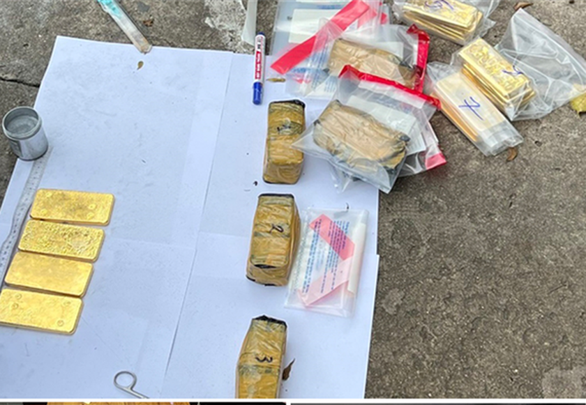 Police forces break down nearly 200-kilogram gold smuggling ring  ảnh 1