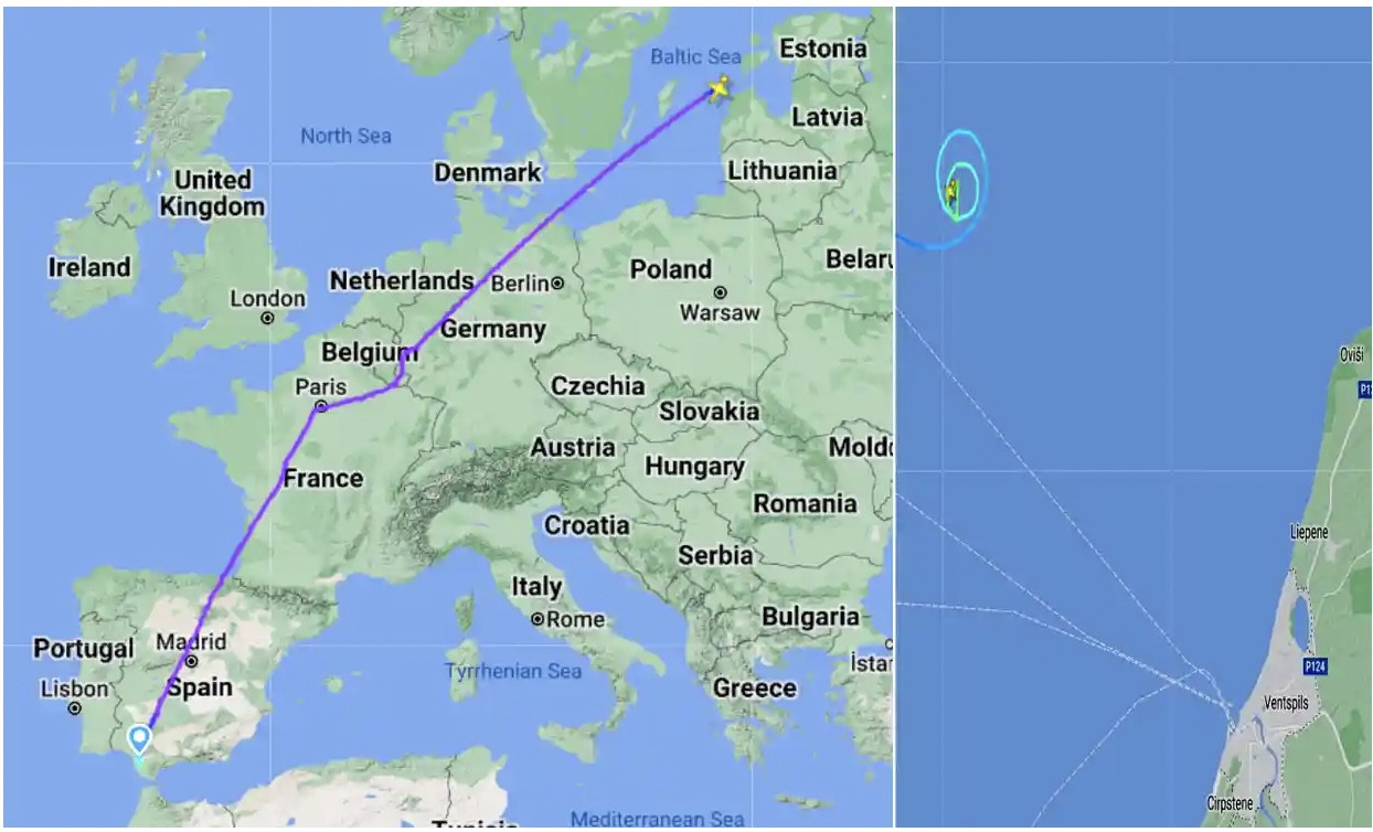 Tìm ra chủ nhân 'máy bay ma' lao xuống biển Baltic