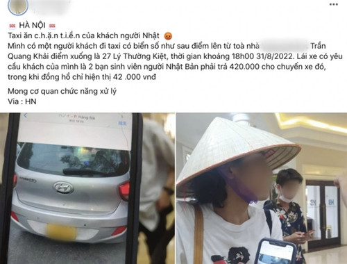 Taxi driver in Hanoi apologises for overcharging Japanese tourists
