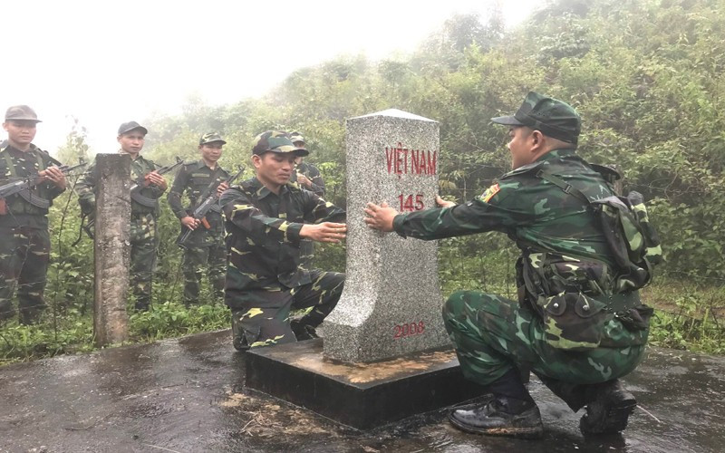 Việt Nam - Lào tuần tra, kiểm soát chung biên giới, từ cột mốc 145 đến cột mốc 158
